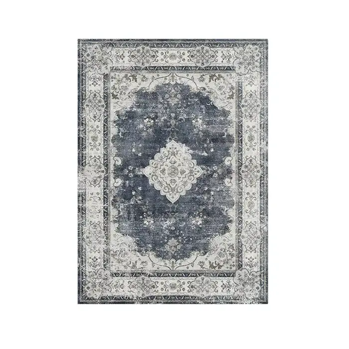 Tapis doux de grande taille pour décoration de chambre à coucher, tapis de Style rétro pour salon, l