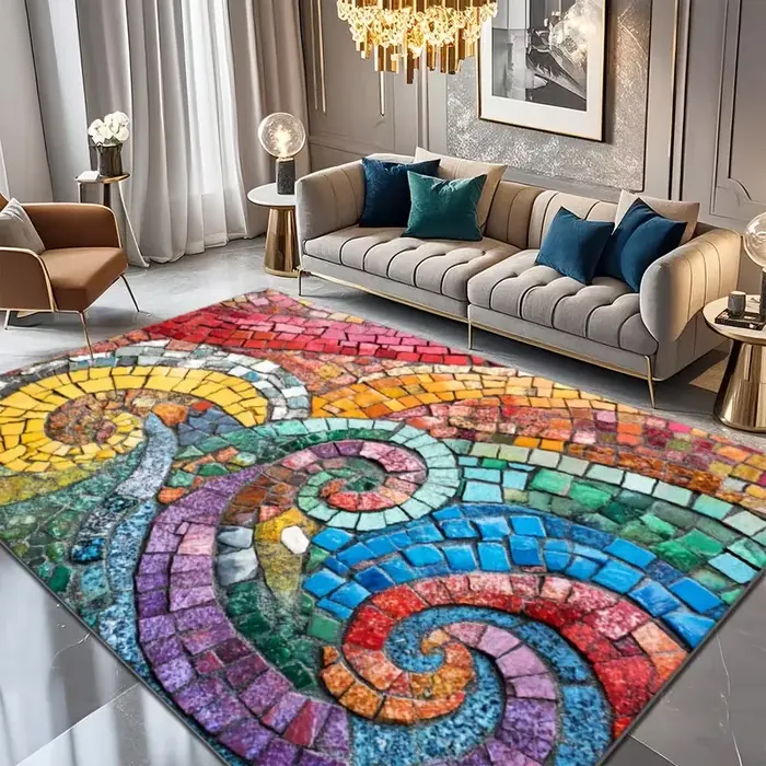 Tapis exquis semblable au cachemire