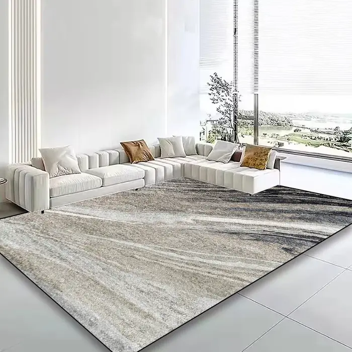 Grand tapis de style nordique antidérapant pour salon, décoration, tapis de zone de canapé, facile à nettoyer, tapis de table basse 200x300, tapis de chambre et de salon