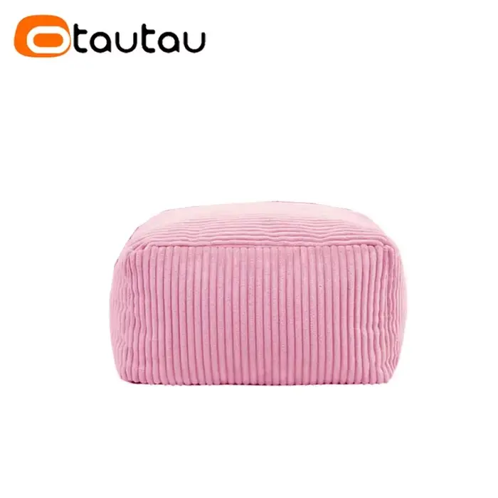 OTAUTAU velours côtelé pouf Pouf couverture sans remplissage paresseux sol pouf chaise Sac bouffée p