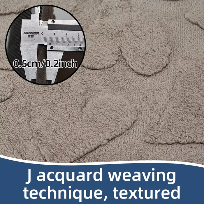 3 pièces de tapis d'intérieur en peluche douce