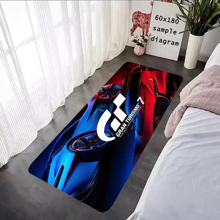G-grand-turismo – tapis décoratif antidérapant pour chambre à coucher
