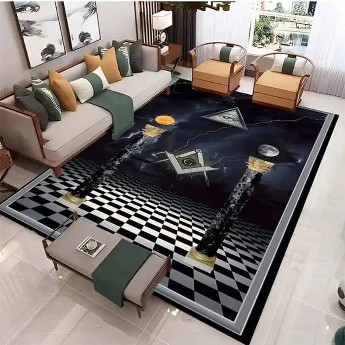 Maçonnerie tapis modernes maison capitale communauté zone franc-maçon