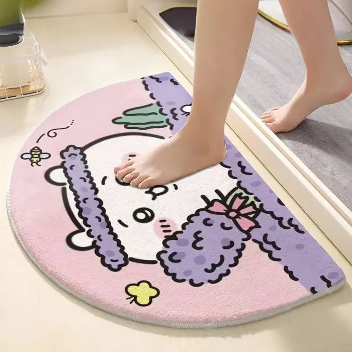 Tapis de bain semi-circulaire Chiikawa