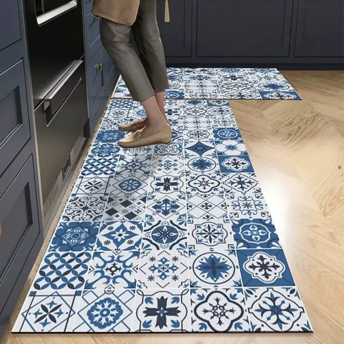 Les tapis de sol en velours cristal de cuisine américaine IKAMA sont absorbant l'eau
