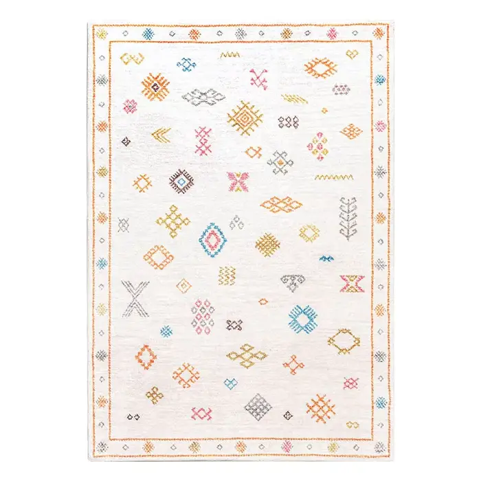 Tapis de Style marocain pour salon et chambre à coucher, en peluche, épais, doux, pour la maison