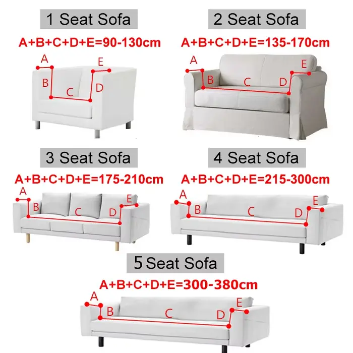 Housse de canapé élastique pour salon maison Jacquard housse extensible housses de canapé d'angle 1/