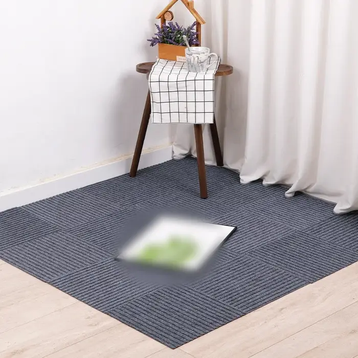 Lot de 10 tapis de sol imperméables, résistants aux taches et très absorbants, 30x30cm - Tapis doux 