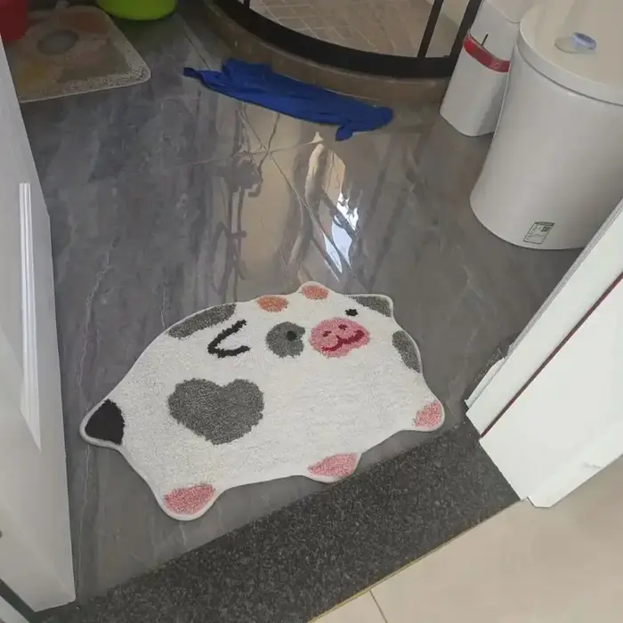 VIKAMA – tapis à motif Alien de vache mignon