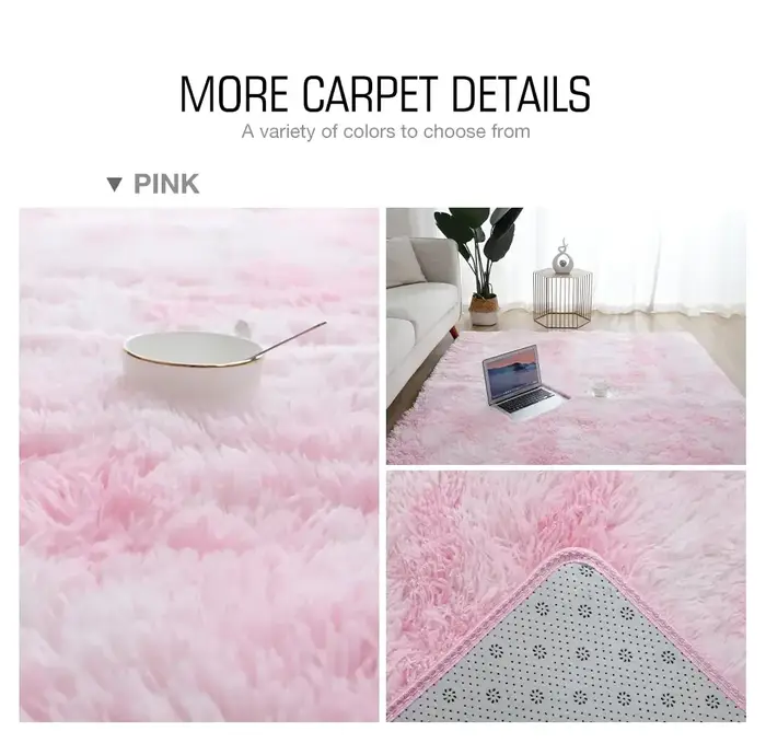 Tapis VIKAMA moderne de couleur unie