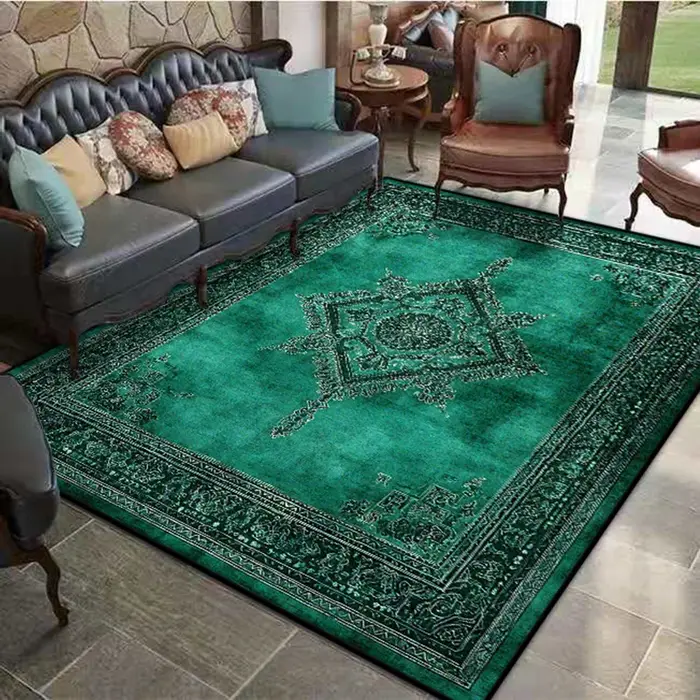 Tapis de sol antidérapant vert Persia