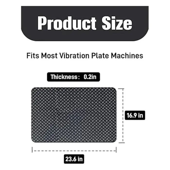 Tapis en silicone antidérapant double face BSEVB pour la plupart des plateformes vibrantes