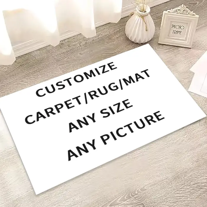 Tapis personnalisés imprimés rectangulaires