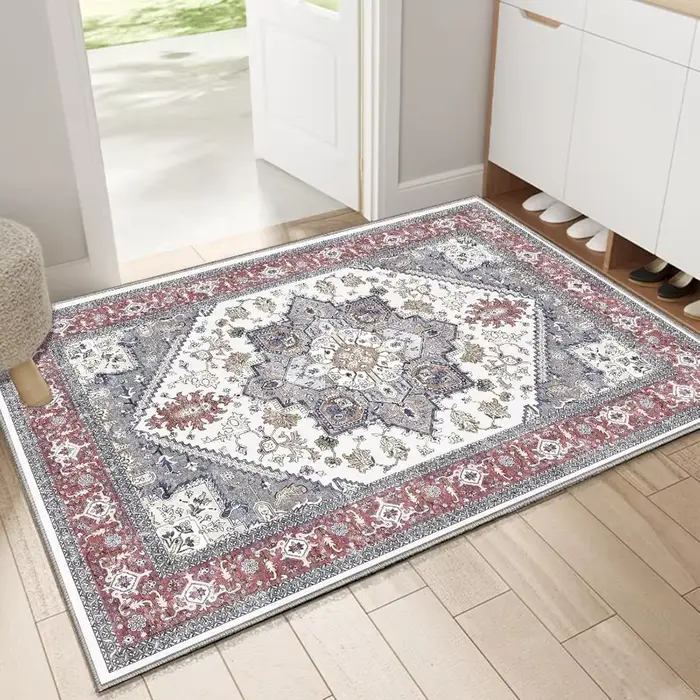 Tapis de porte à motif géométrique persan Boho