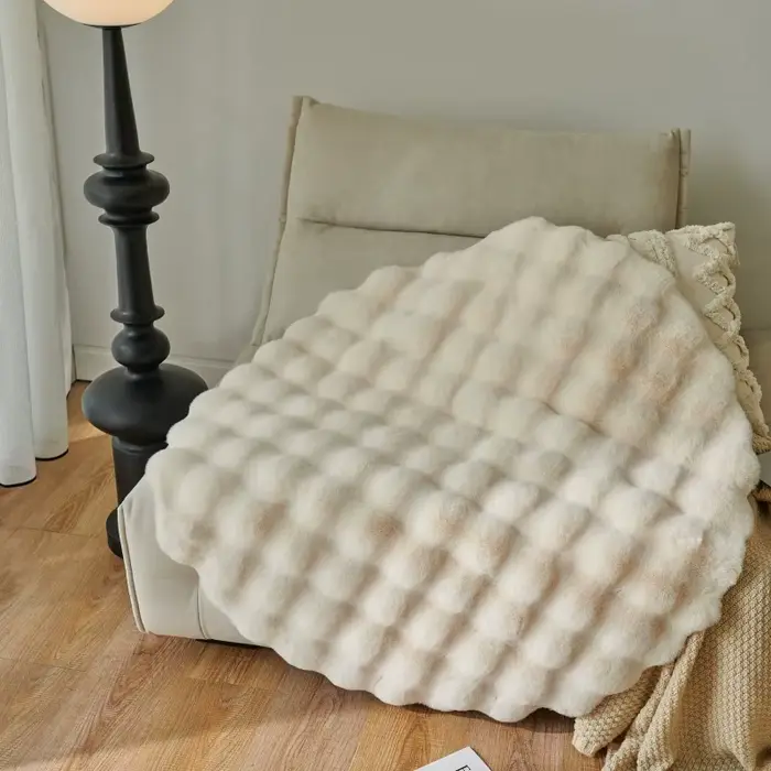 Tapis Imitation fourrure de lapin