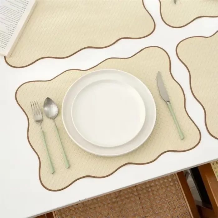 Tapis de salle à manger nordique imperméable