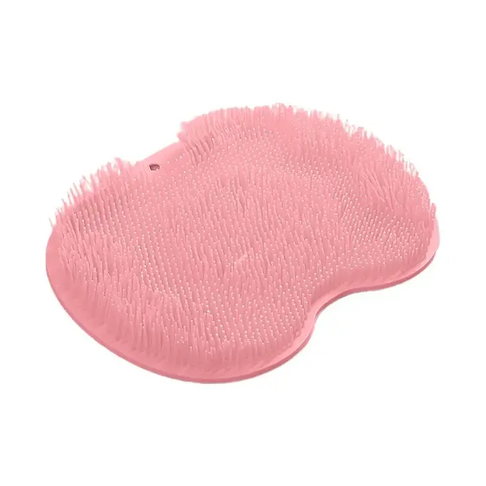 Tapis de douche exfoliant antidérapant pour les pieds et le dos, support mural, tapis de massage dou