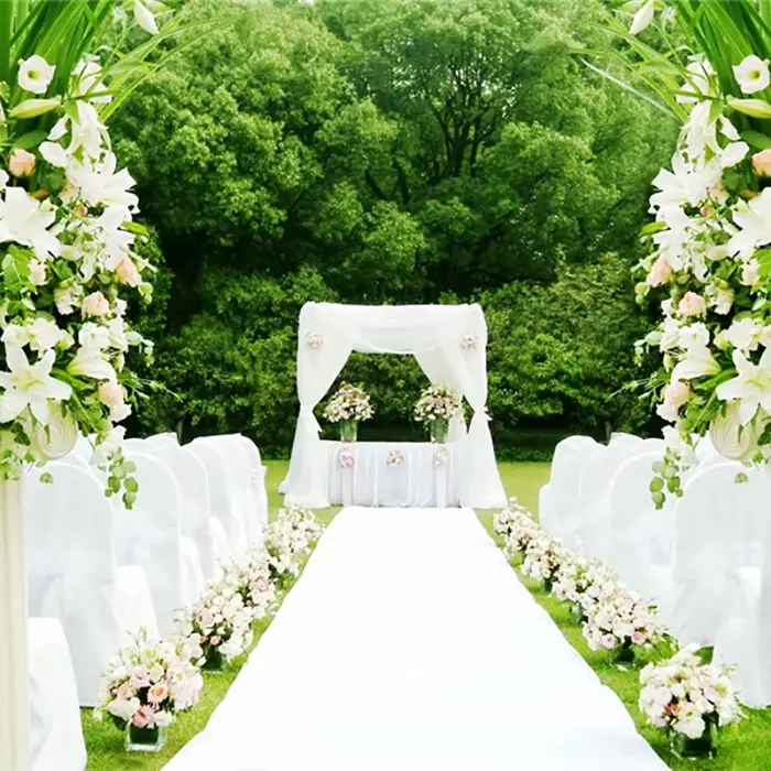 Tapis de mariage en tissu non tissé anti-alde