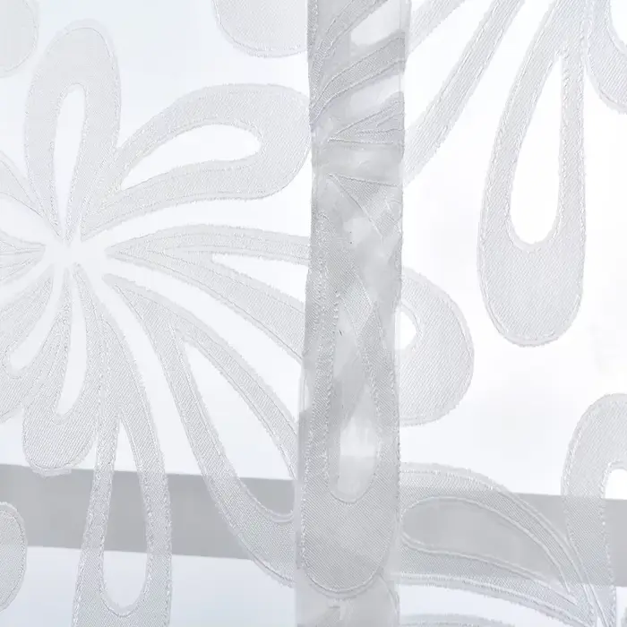 Rideaux courts de cuisine en jacquard