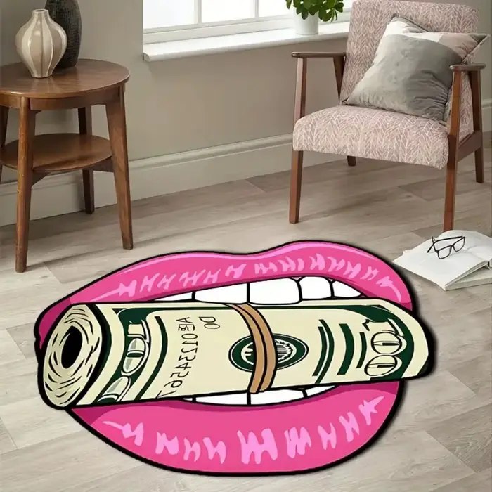 VIKAMA – tapis d'argent à lèvres Sexy