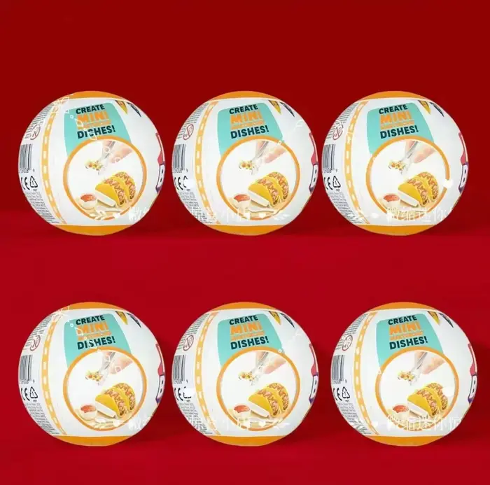 Nouveau Zuru Master Chef 2 créez votre propre balle véritable Miniature nourriture jouer boîte mystère Dessert cadeau