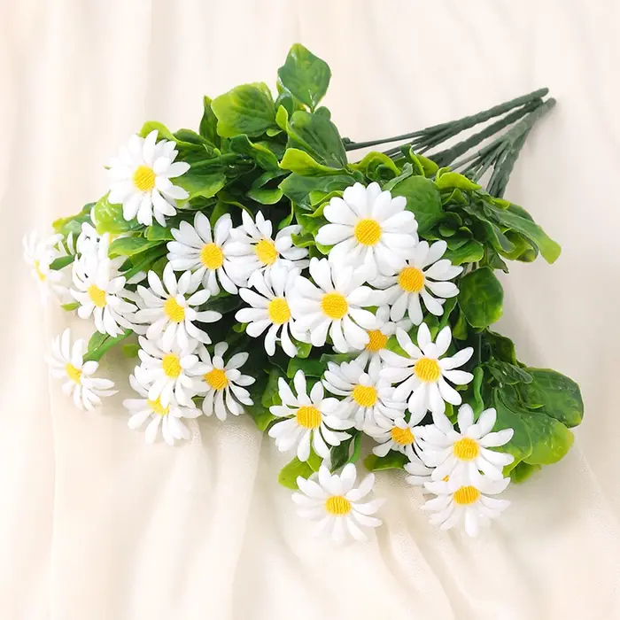 Bouquet de fleurs artificielles marguerite 33cm