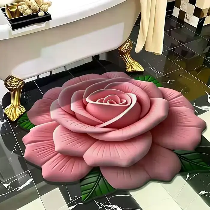 Tapis de sol en forme de pivoine
