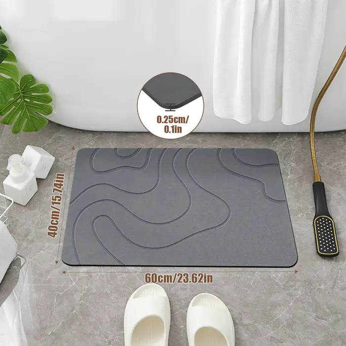 Tapis de séchage de bain