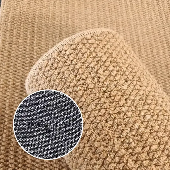 Tapis en faux sisal, tissé texturé