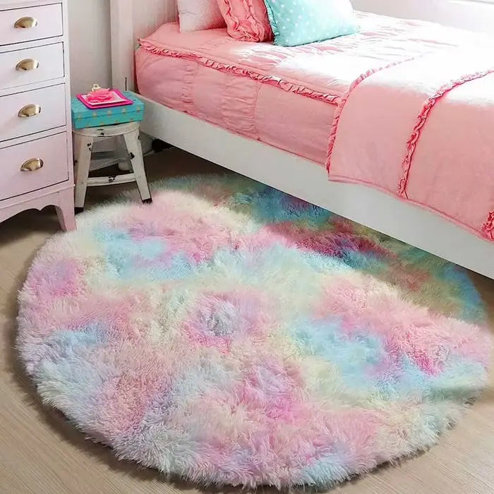 Tapis rond arc-en-ciel 60/80/100/120/140/160