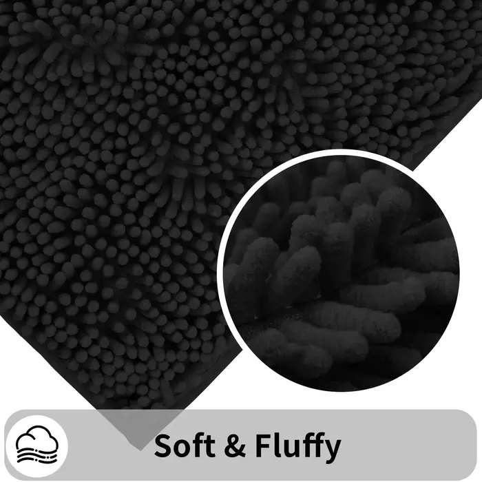 Tapis de toilette en forme de U