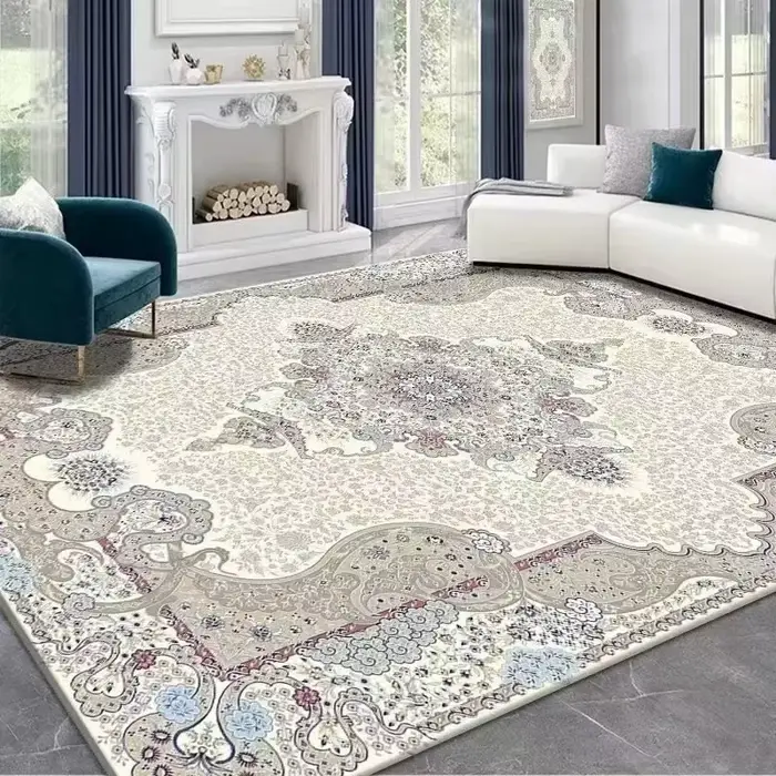 Tapis d'appoint floral oriental persan VIKAMA