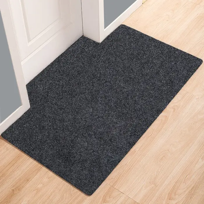 Grand tapis fin pour porte de centre commercial