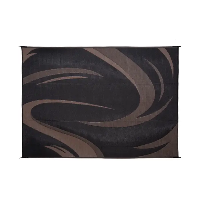 Tapis d'extérieur réversible et résistant aux intempéries pour camping-car, tapis de sol à boucles d