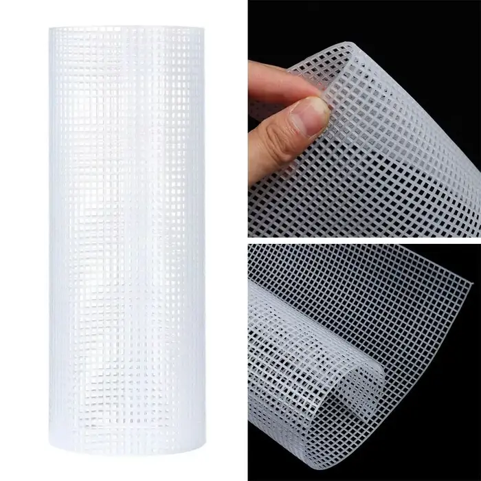 33*50CM plastique maille tissu sac tapis fil crochet artisanat fournitures bricolage