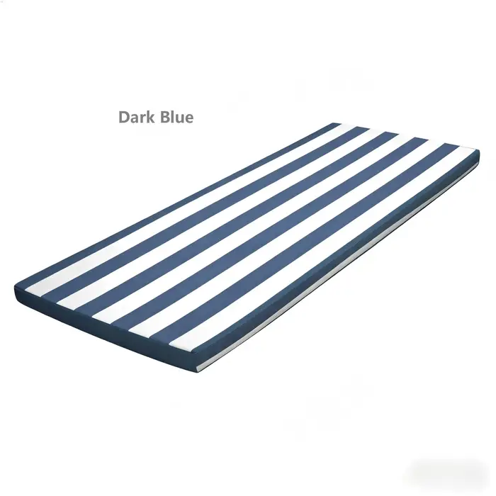 Coussin décoratif rayé imperméable pour extérieur