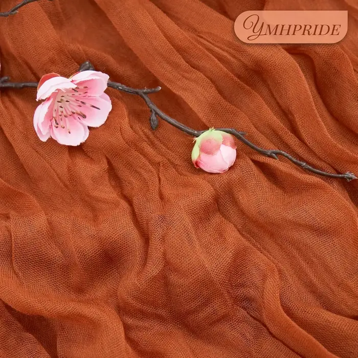 Chemin de Table semi-transparent en terre cuite