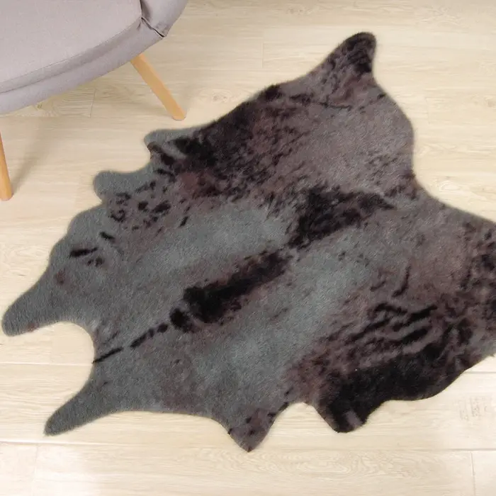 Tapis en simili cuir de style vache