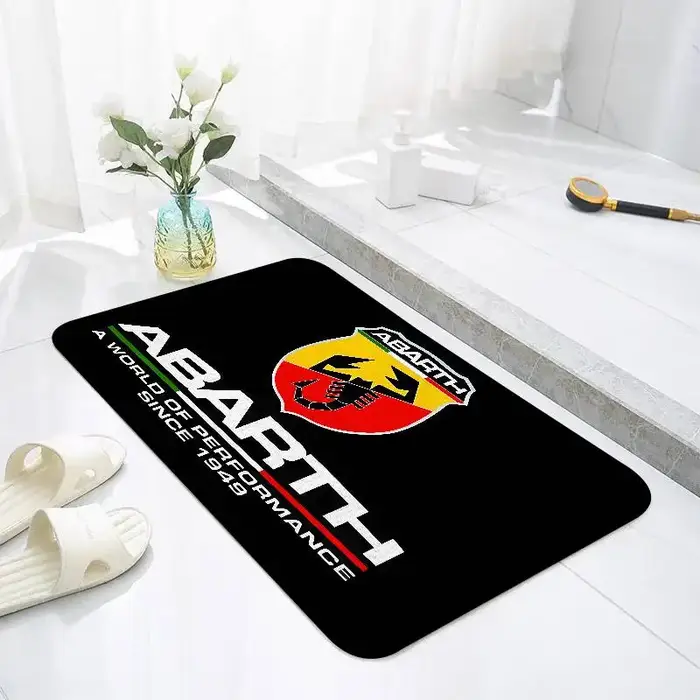 r-Abarths-w-Car-Moquette salle de bain tapis antidérapant tapis de porte décoration de la maison tap