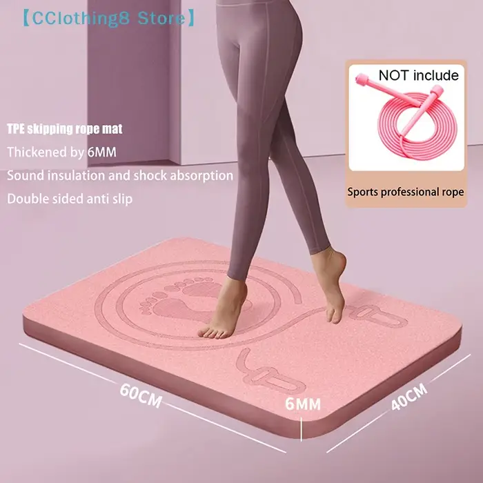 Tapis de saut à la corde 6MM anti-bruit