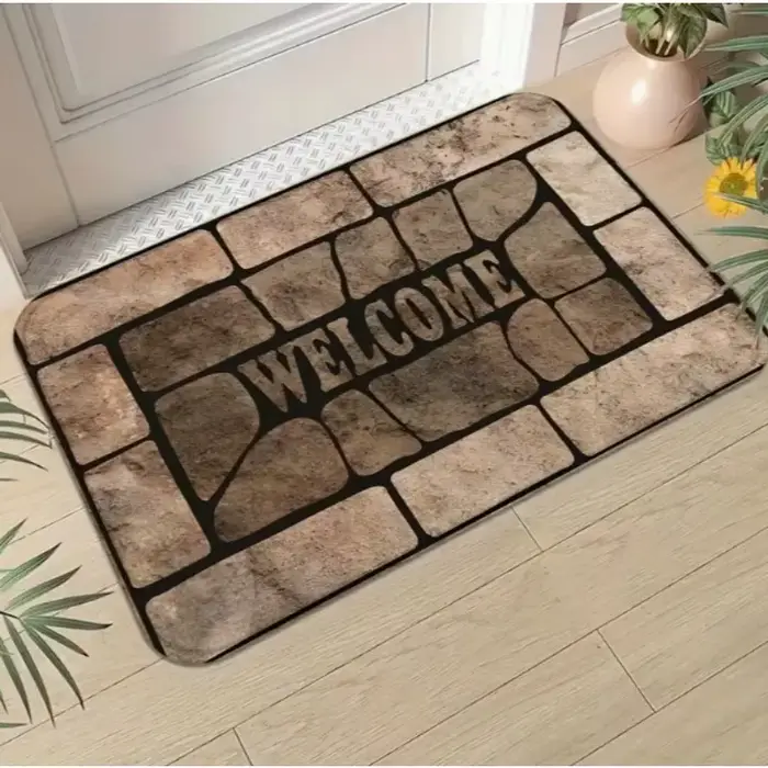 VIKAMA Tapis de style vintage de luxe léger pour entrée et couloir