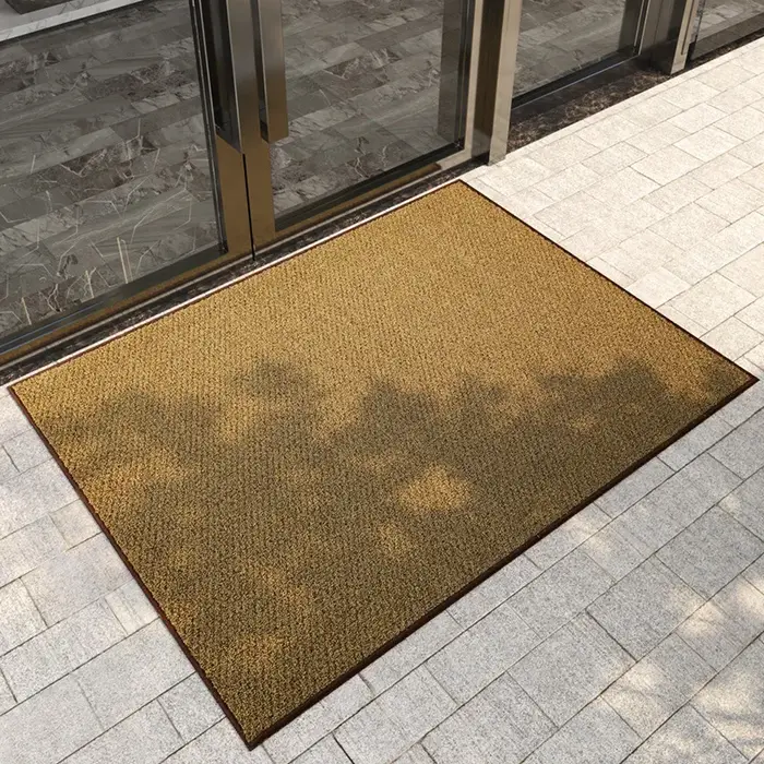 Tapis de porte d'entrée, paillasson d'intérieur et d'extérieur, imperméable, antidérapant, Imitation