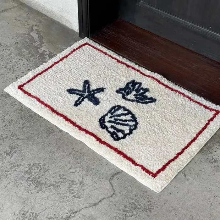 Tapis français tapis de sol salle de bain tapis antidérapant chambre ménage chambre chevet couvertur