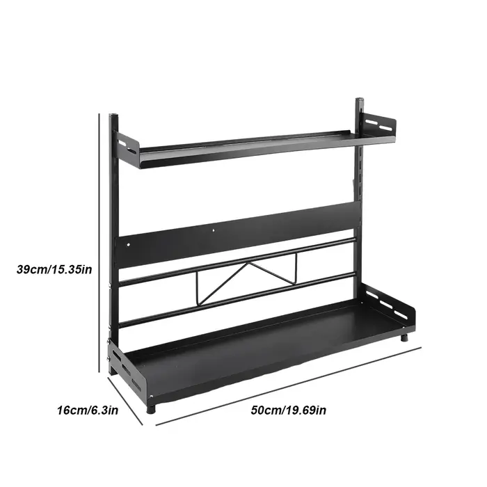 [Stock ue] étagères de cuisine support de rangement de cuisine pot Organization placard assaisonneme