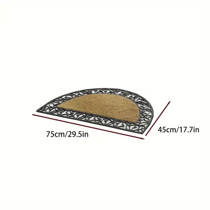 Tapis d'entrée extérieur en PVC ajouré pour drainage, tapis de sol antidérapant, anti-boue, imperméable, durable, pour patio et cour, anti-déformation