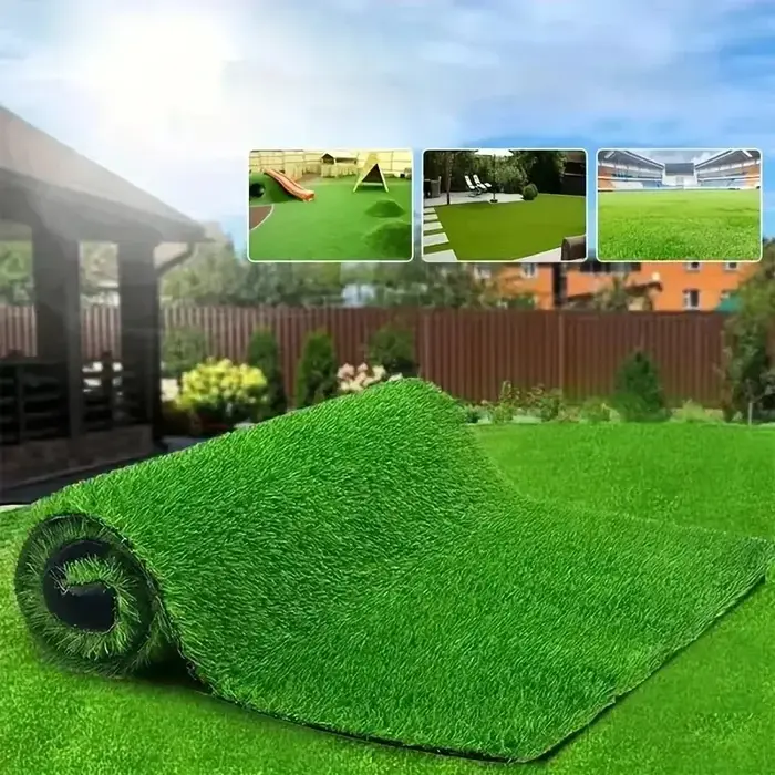 Grand tapis d'herbe artificielle de luxe