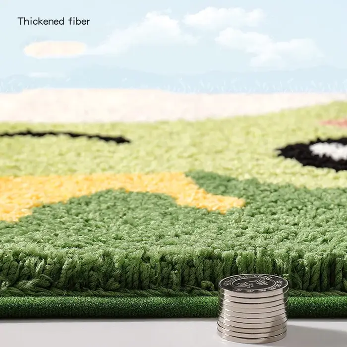 40*60 cm tapis de bain mignon rose dessin animé grenouille salle