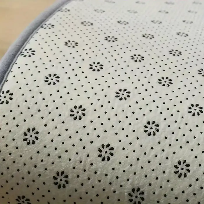Tapis de Sol Absorbant Incurvé en Forme d'Éventail