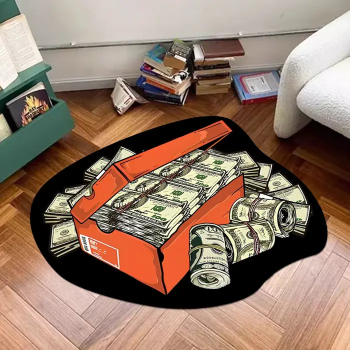 Tapis de chambre à coucher, boîte à chaussures créative, tapis de salon, à la mode, décor tendance, baskets d'entrée, Alfombra Habitación