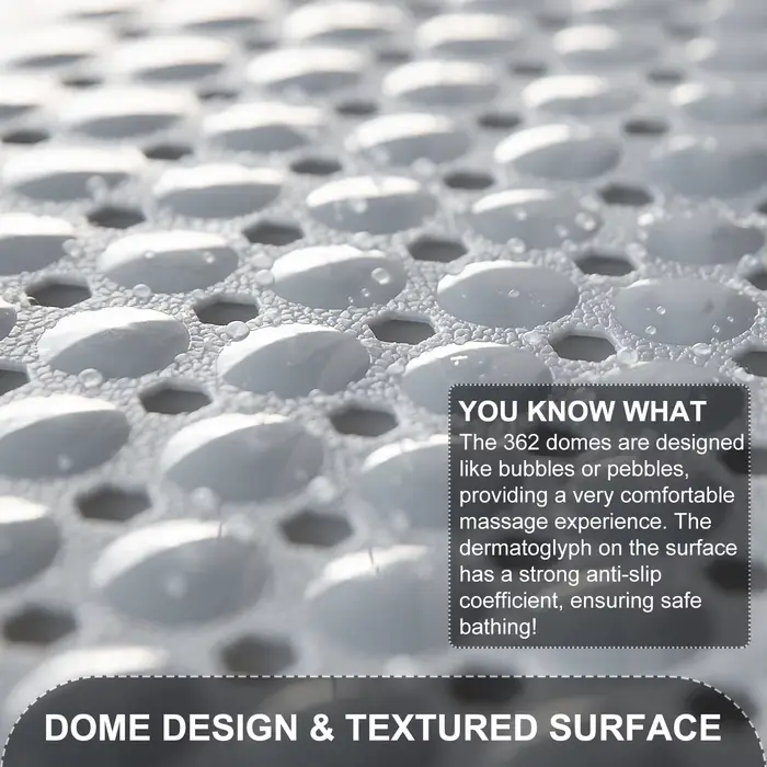 Tapis de baignoire et de douche Tapis de bain antidérapant